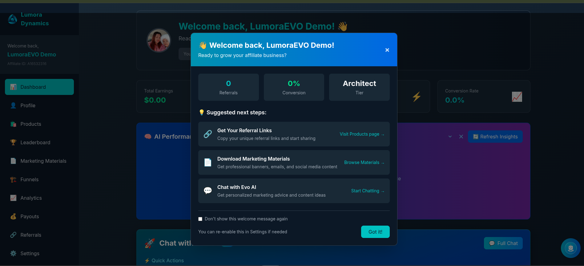LumoraEvo Campaign Management